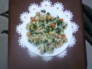 pirinç salatası