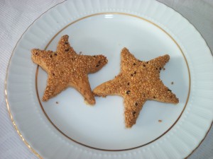 yıldız susamlı kurabiye