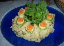 üç renk patates salatası