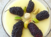muzlu, karadutlu puding