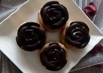çikolatalı gül kurabiye