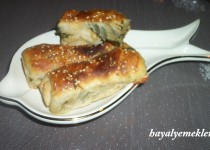 el açması ıspanaklı börek