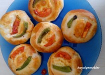 mini pizza poğaça