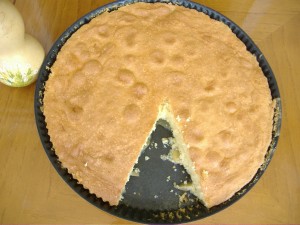 Şeftalili tart