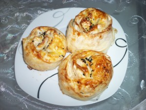 pastırmalı gül börek 1