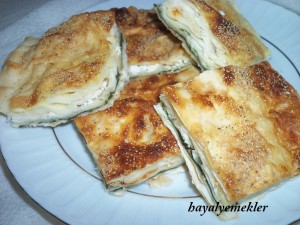 peynirli yufka börek